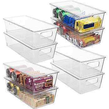 ClearSpace Plastic Pantry Organization and Storage Bins With Lids – Perfect Kitchen Organizatio... | Amazon (US)