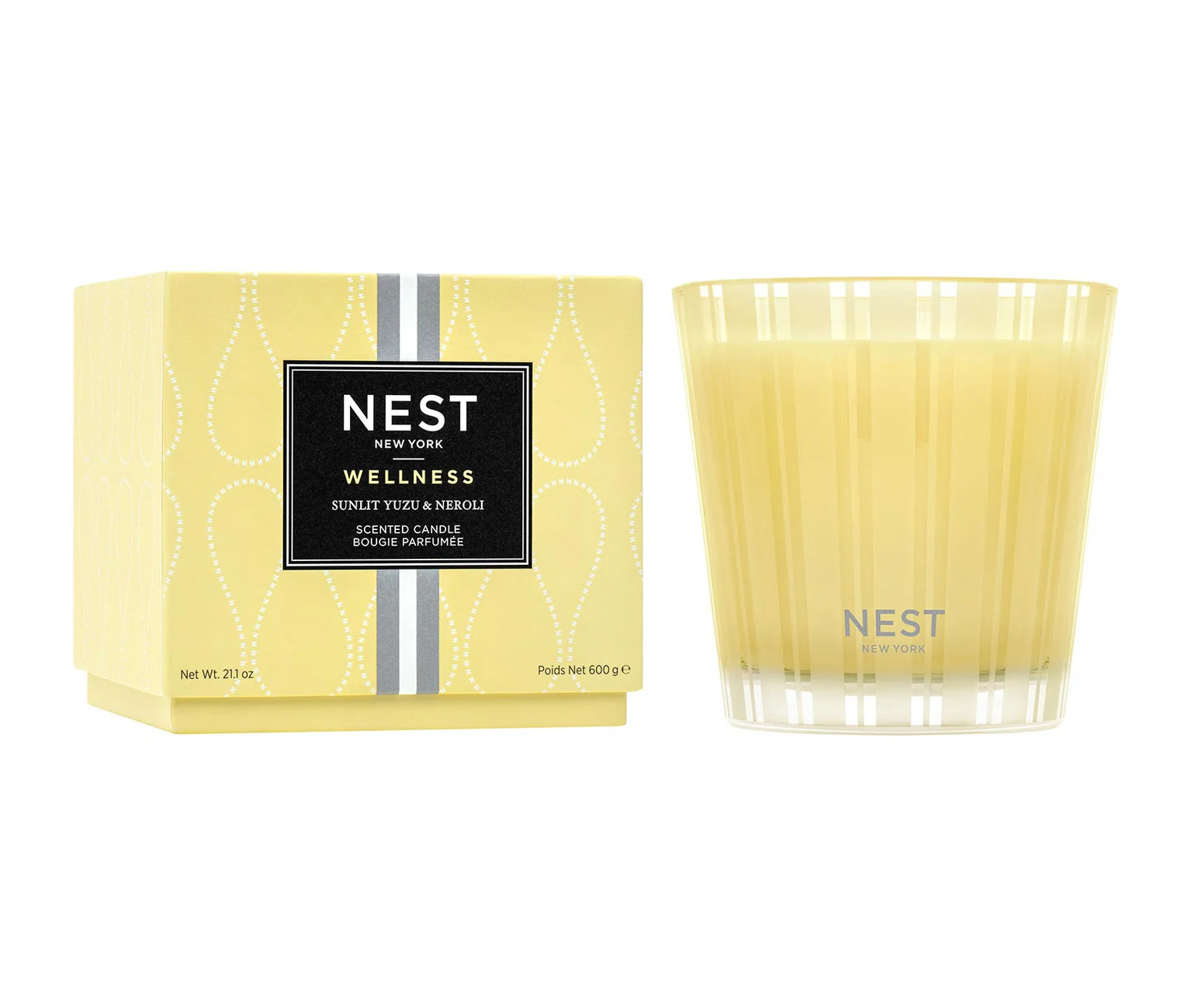 Sunlit Yuzu &amp; Neroli 3-Wick Candle | NEST Fragrances