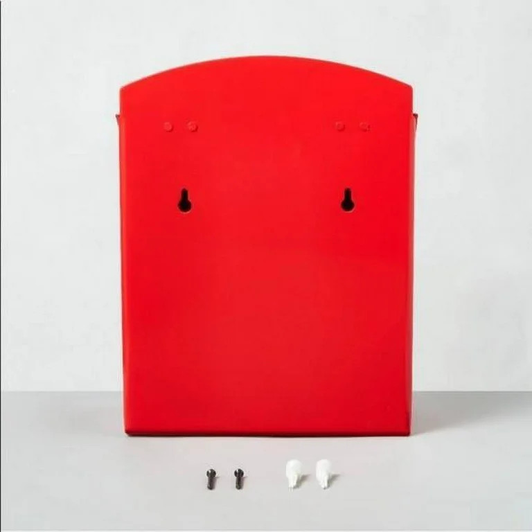 Hearth & Hand with Magnolia Red Metal Mailbox to Santa | Walmart (US)