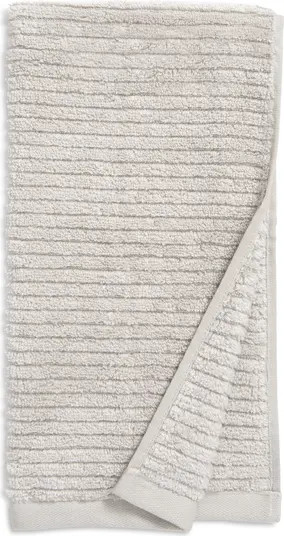 Hydro Ribbed Organic Cotton Blend Hand Towel | Nordstrom