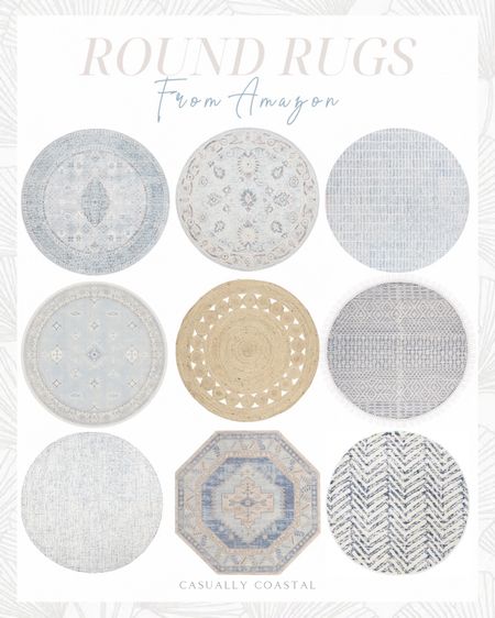 Round Rugs from Amazon

Amazon rugs, Amazon round rug, round rug, affordable rug, 6’ round wool rug, bedroom rug, living room rug, kitchen rug, striped area rug, 8’ round rug, jute rug, 7’1” octagon rug, round area rug, washable rug, distressed wool area rug, foyer rug, coastal home decor, coastal rugs, Amazon coastal rugs, Amazon dining room rugs, rugs for round dining table, blue & white rugs, beach house rugs, circular rugs, capitola rugs, pottery barn rugs on Amazon, light gray rugs, neutral rugs, ruggable rugs, light blue rugs, octagon rugs, affordable rugs 

#LTKFindsUnder50 #LTKFindsUnder100 #LTKHome