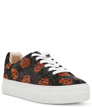 Blue by Betsey Johnson Sidny Pumpkin Print Rhinestone Platform Sneakers | Dillard's | Dillard's