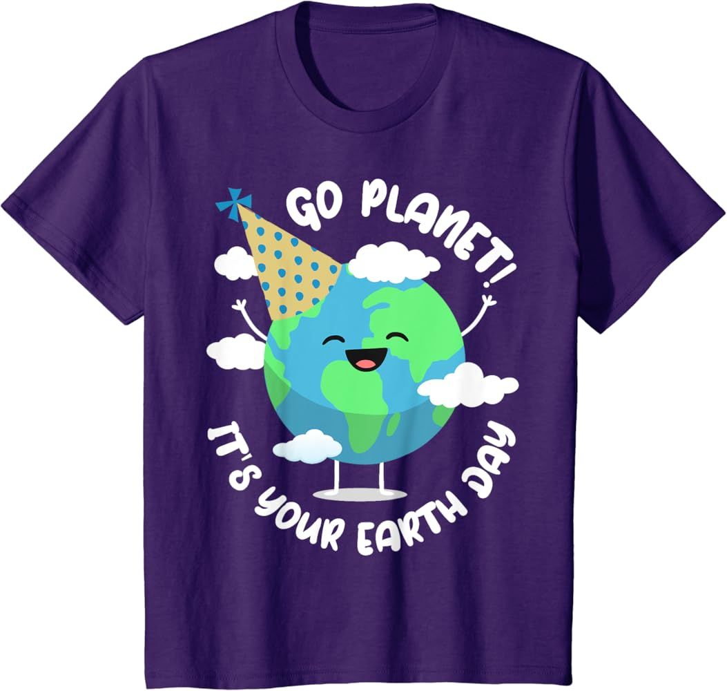 Kids Cute Earth Day Go Planet Its Your Earth Day Toddler Boy T-Shirt | Amazon (US)