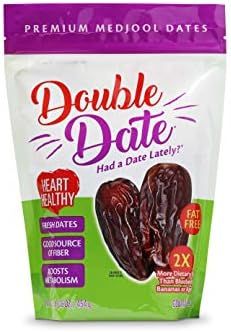 Double Date Dates Medjool, 1lb Pouch Bag Medjool Dates - Coachella Valley California Grown and Pa... | Amazon (US)