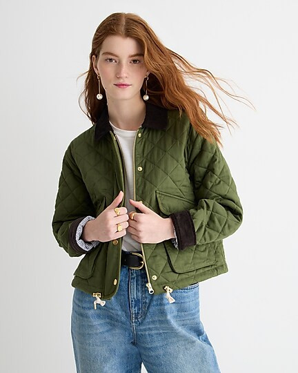 Limited-edition new cropped quilted Barn Jacket™ | J. Crew US