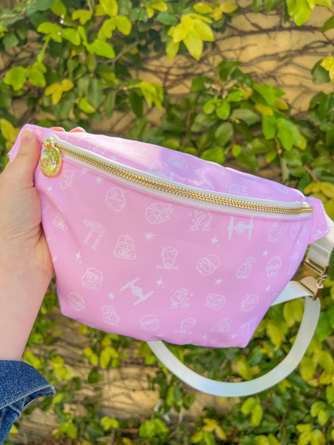 Pink Star Galaxy Large Fanny Pack // Ready to Ship // Park Theme Belt Bag - Etsy | Etsy (US)