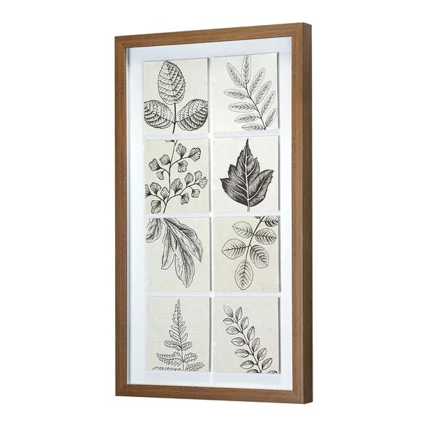 Crystal Art Gallery Vintage Botanical Panels Framed 13" x 22" - Walmart.com | Walmart (US)