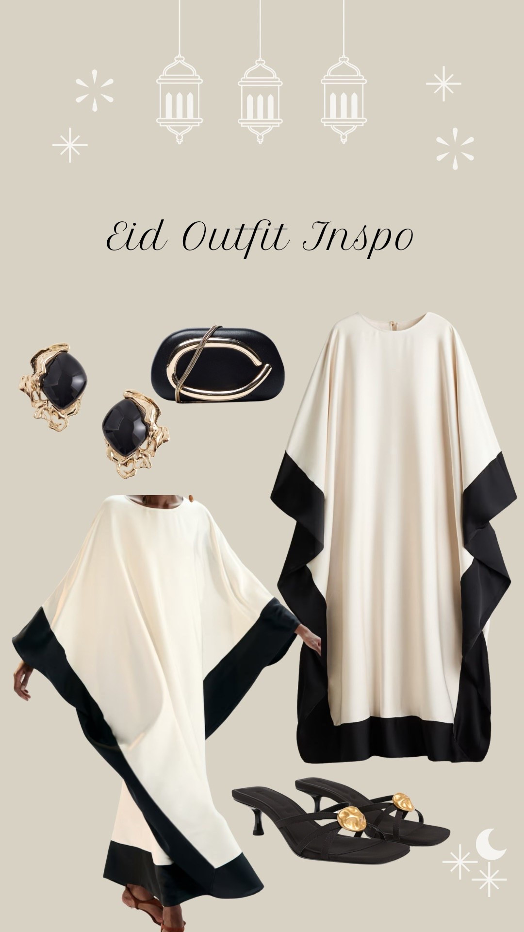 eid outfit inspo, kaftan, maxi dress, black and gold accessories, modest wear 

#LTKmodest #LTKdresses