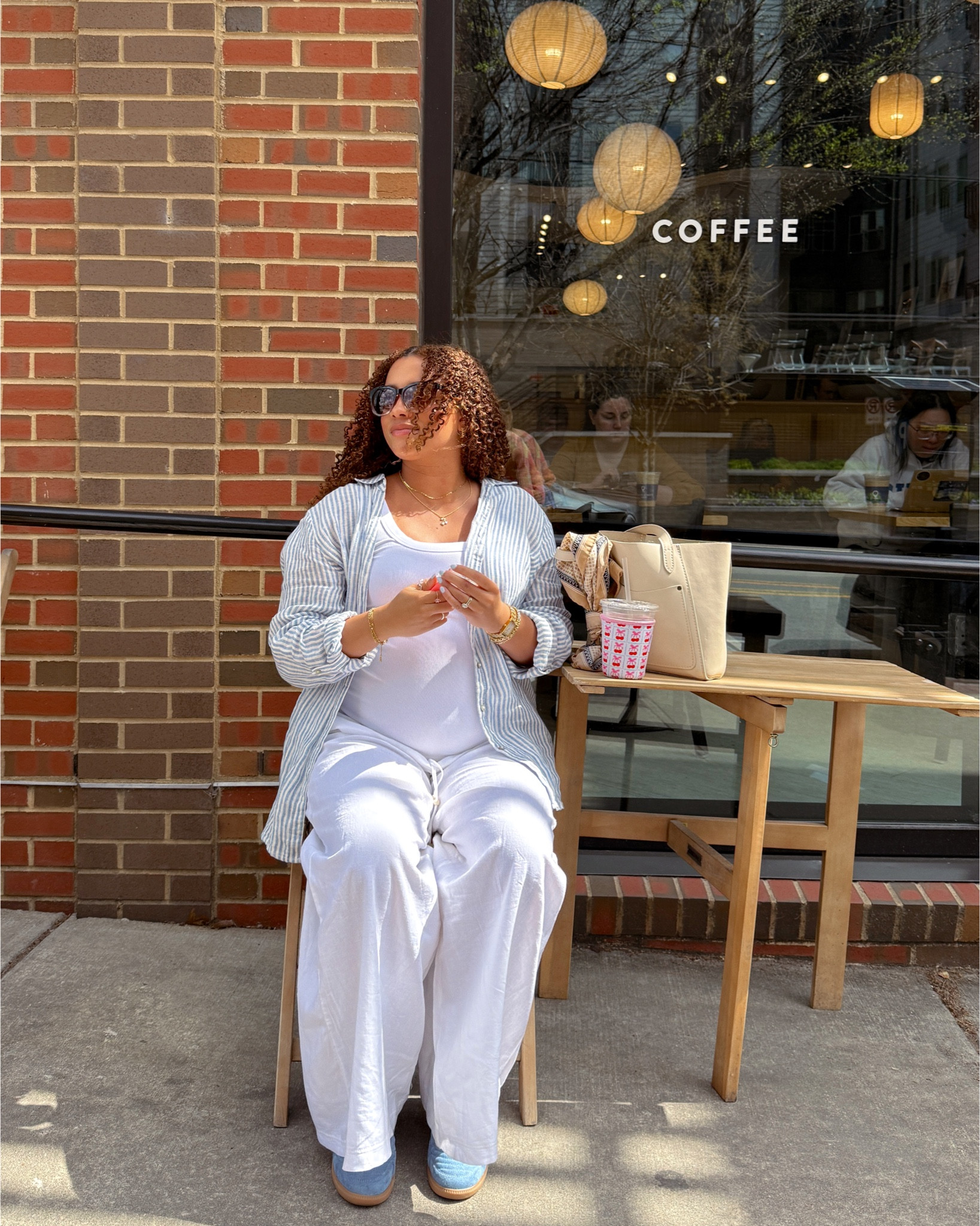 Easy spring bump outfit! Wearing M in tank and pants, and I think a S in the top but it’s from forever ago. Purse is Portland leather but can’t find the exact one so linked similar!

#LTKBump #LTKootd #LTKPetite