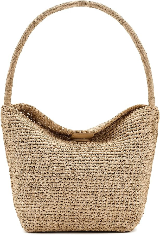 Madewell Raffia Handwoven Shoulder Bag | Amazon (US)