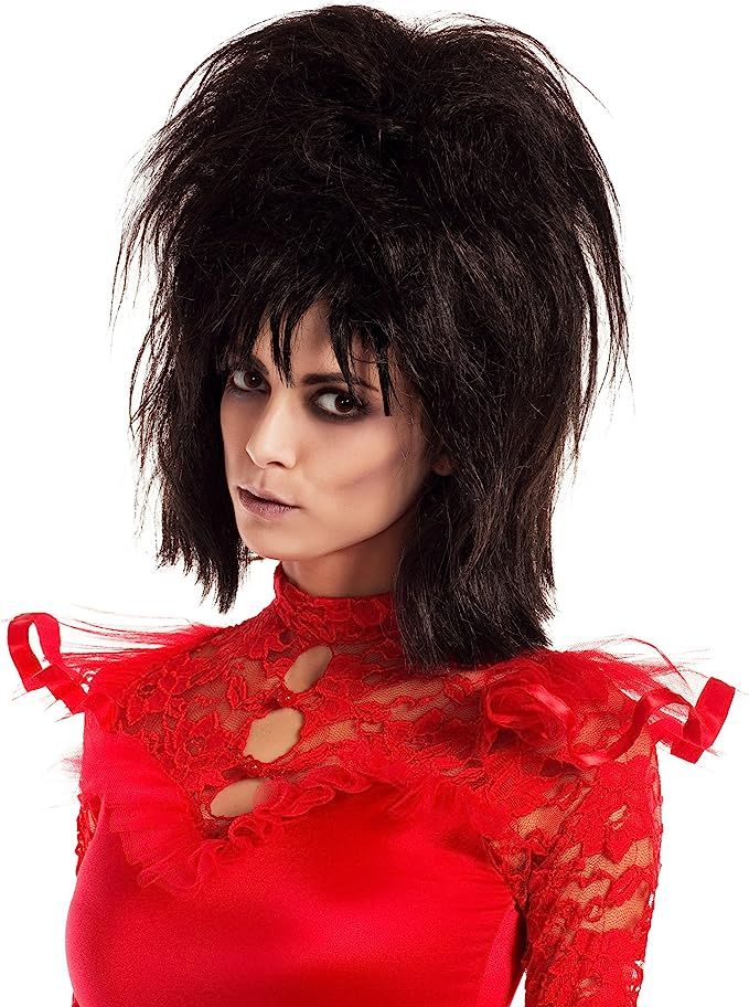 Amazon.com: Party King Beetle Bride Wig Black, Black, Size STD : Clothing, Shoes & Jewelry | Amazon (US)