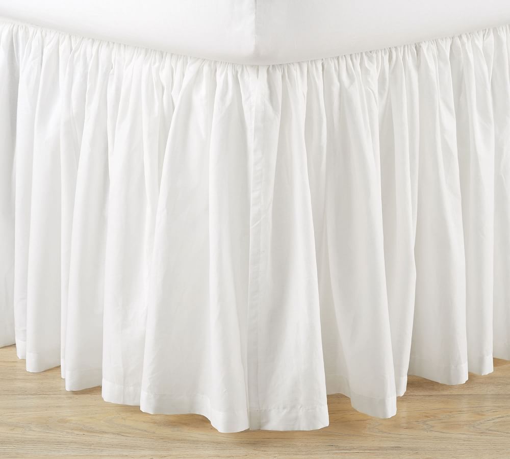 Voile Cotton Bed Skirt | Pottery Barn (US)