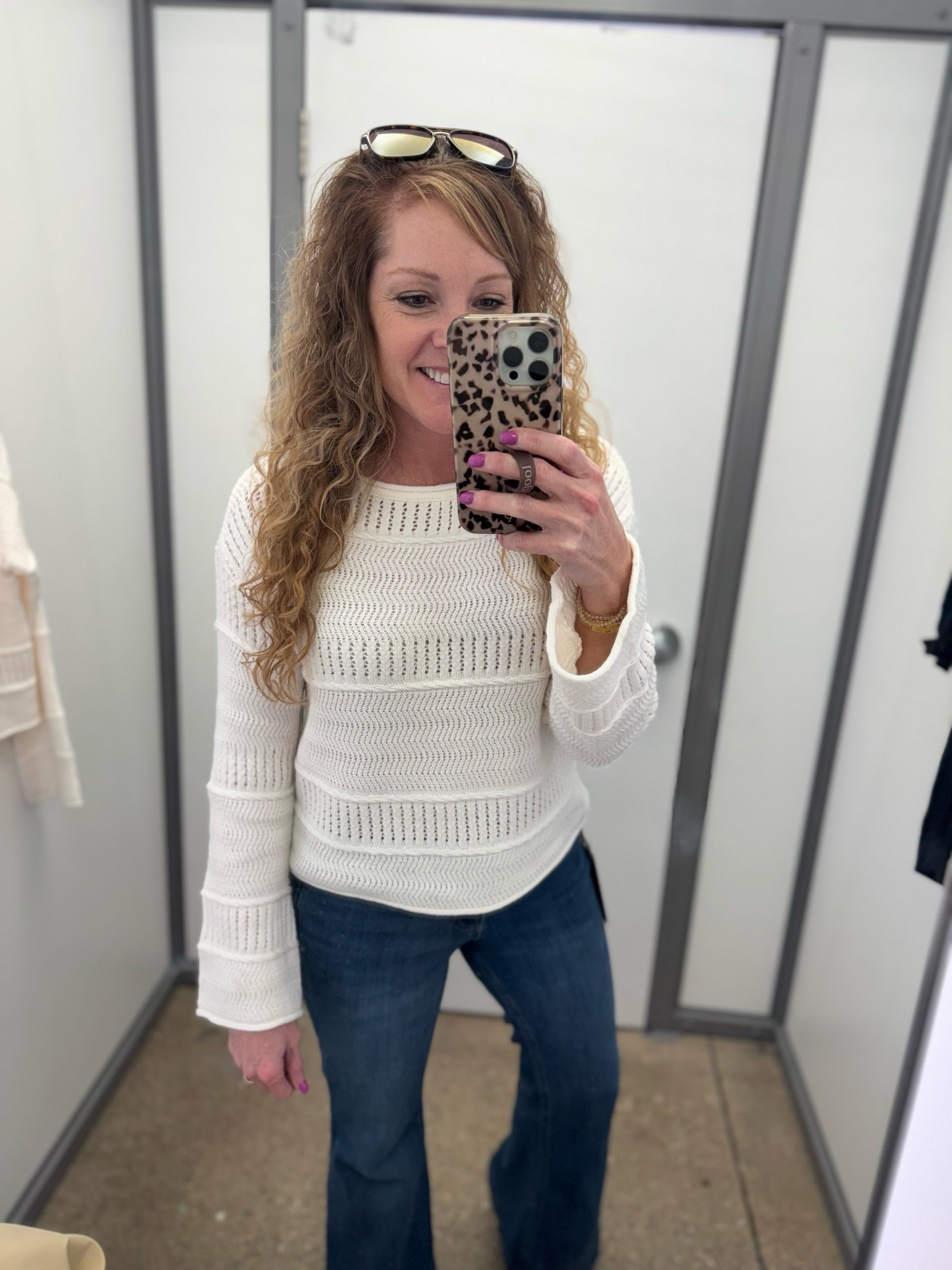 Walmart outfit 

Top- size medium 
Jeans- sized up to 6

#LTKootd #LTKOver40 #LTKWorkwear