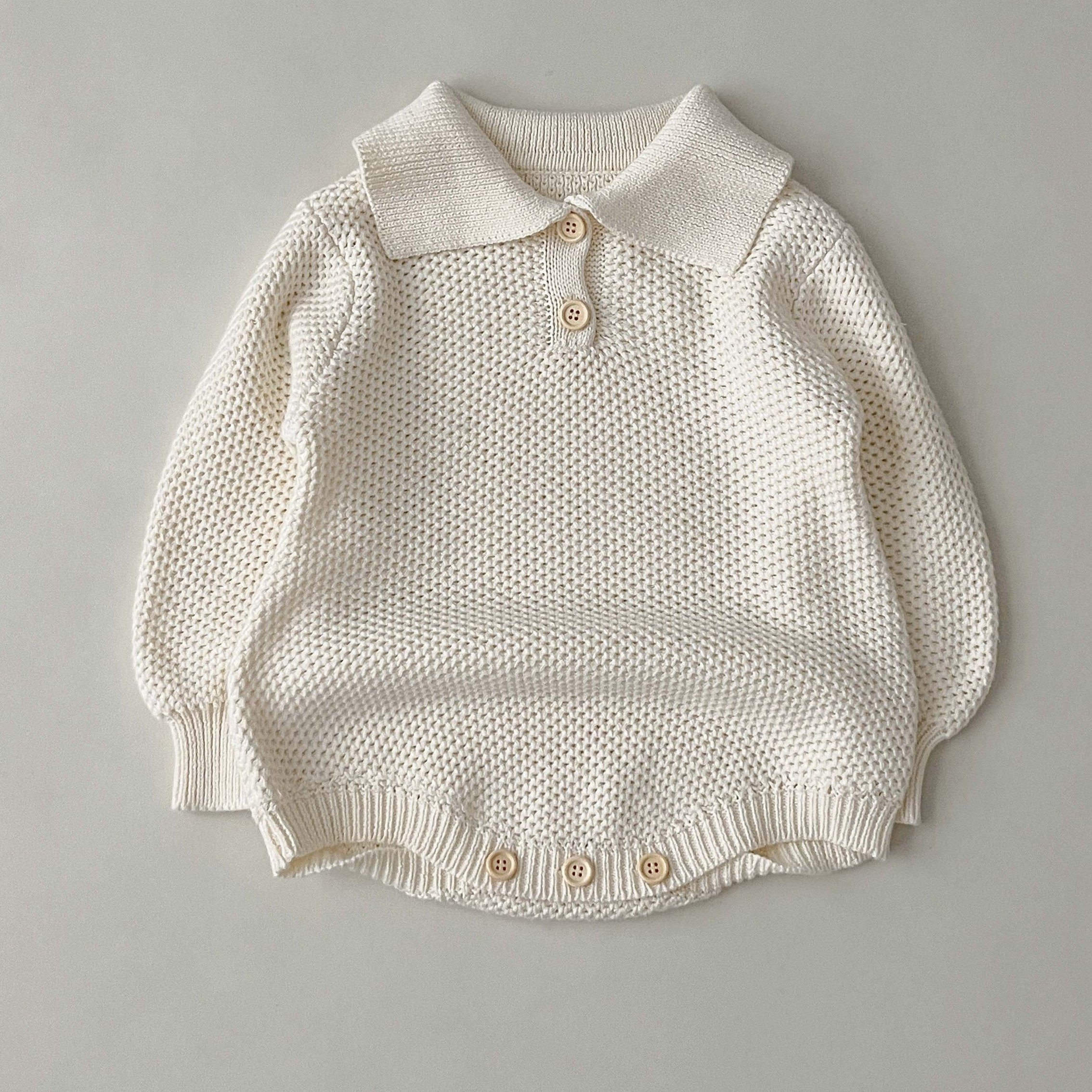 Baby Boys Girls Cotton Solid Color Simple Lapel Knitted - Temu | Temu Affiliate Program