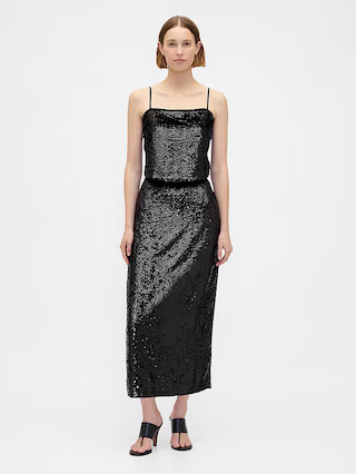 Sequin Maxi Skirt | Gap (US)