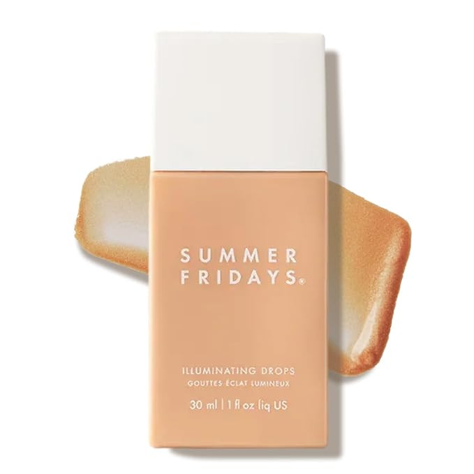 Summer Fridays Illuminating Drops - Hydrating Serum-Like Formula with Hyaluronic Acid - Dewy Summ... | Amazon (US)