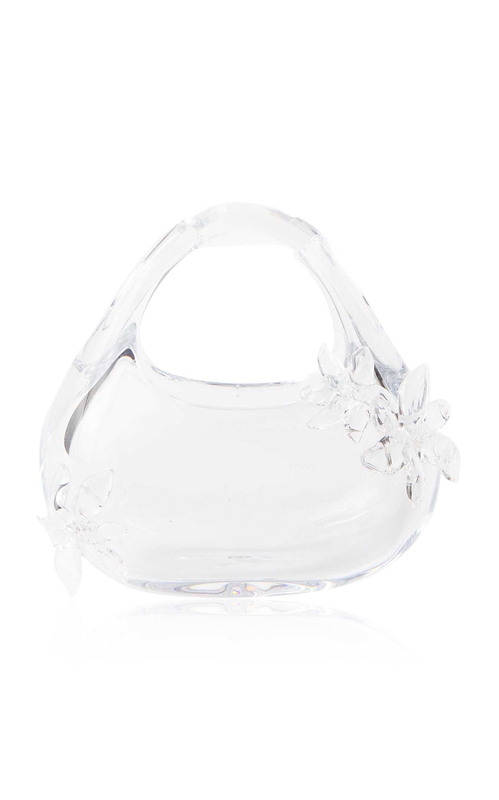 Flower Micro Baguette Swipe Glass Bag | Moda Operandi (Global)