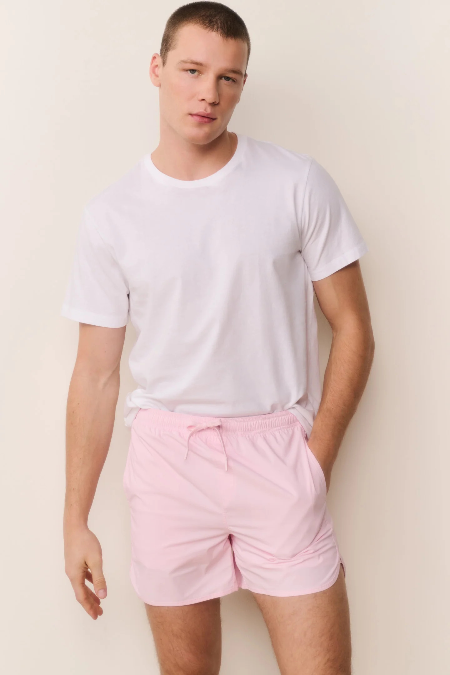 MR FANCY Kai Pink Swim Shorts | LoveShackFancy