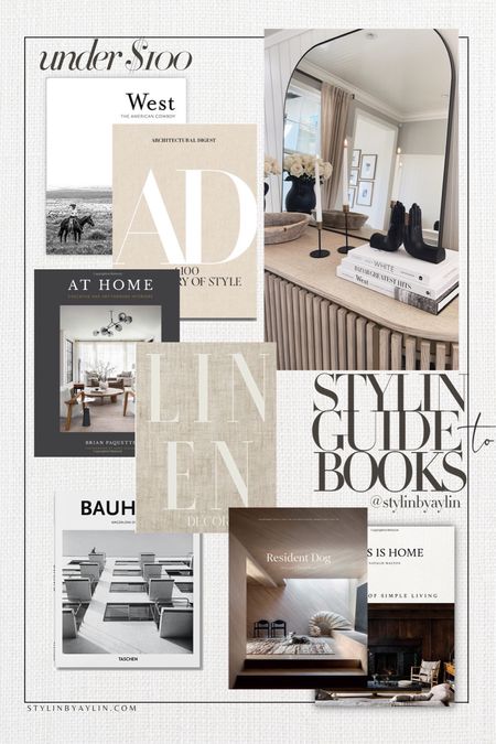 Stylin Guide to BOOKS 

Home decor, amazon find, books under $100 #StylinbyAylin 

#LTKstyletip #LTKhome #LTKSeasonal