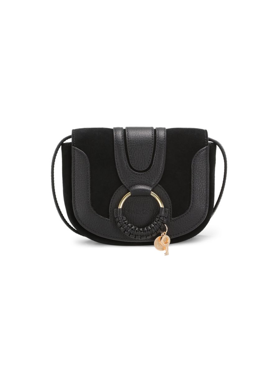 See by Chloé Hana Leather &amp; Suede Saddle Bag | Saks Fifth Avenue