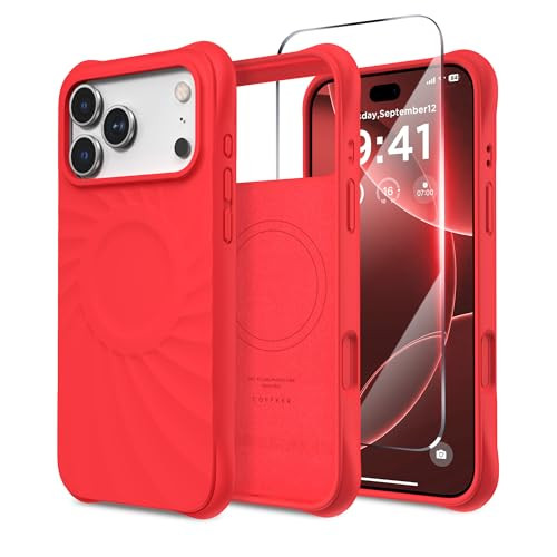 for iPhone 17 Pro Max Case, Compatible with MagSafe, Screen Protector +[Integrated Silicone Camer... | Amazon (US)