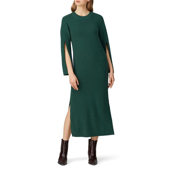 Great Jones Green Knit Dress green | Rent the Runway