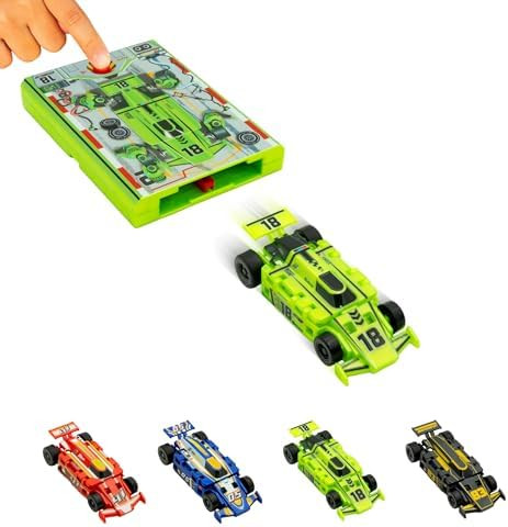 FLAT 2 FAST Original Speed Card Racer – Flat Car Racer and Pocket Size Racecar Launcher with Re... | Amazon (US)