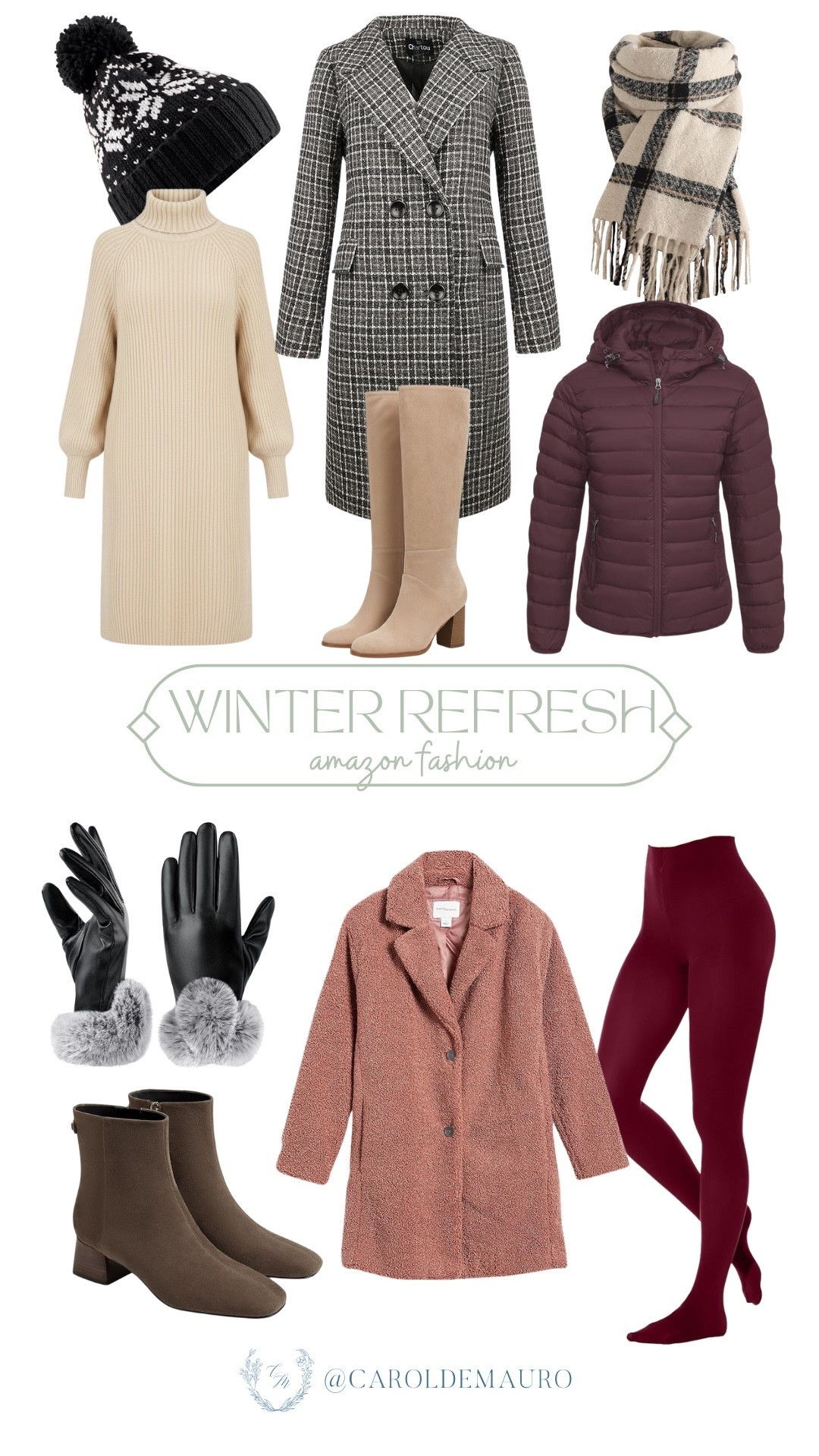 Don't let the cold dull your style! You deserve to feel warm and chic. Check out this Amazon fashion edit and see how easy it is to update your closet. Grab the essential puffer jacket, the sophisticated long coat, and the cozy accessories.

winter wardrobe refresh, layering pieces, cozy looks, beanies, winter gloves, coat season, affordable styling, casual outfit

#LTKU #LTKFindsUnder100 #LTKSeasonal
