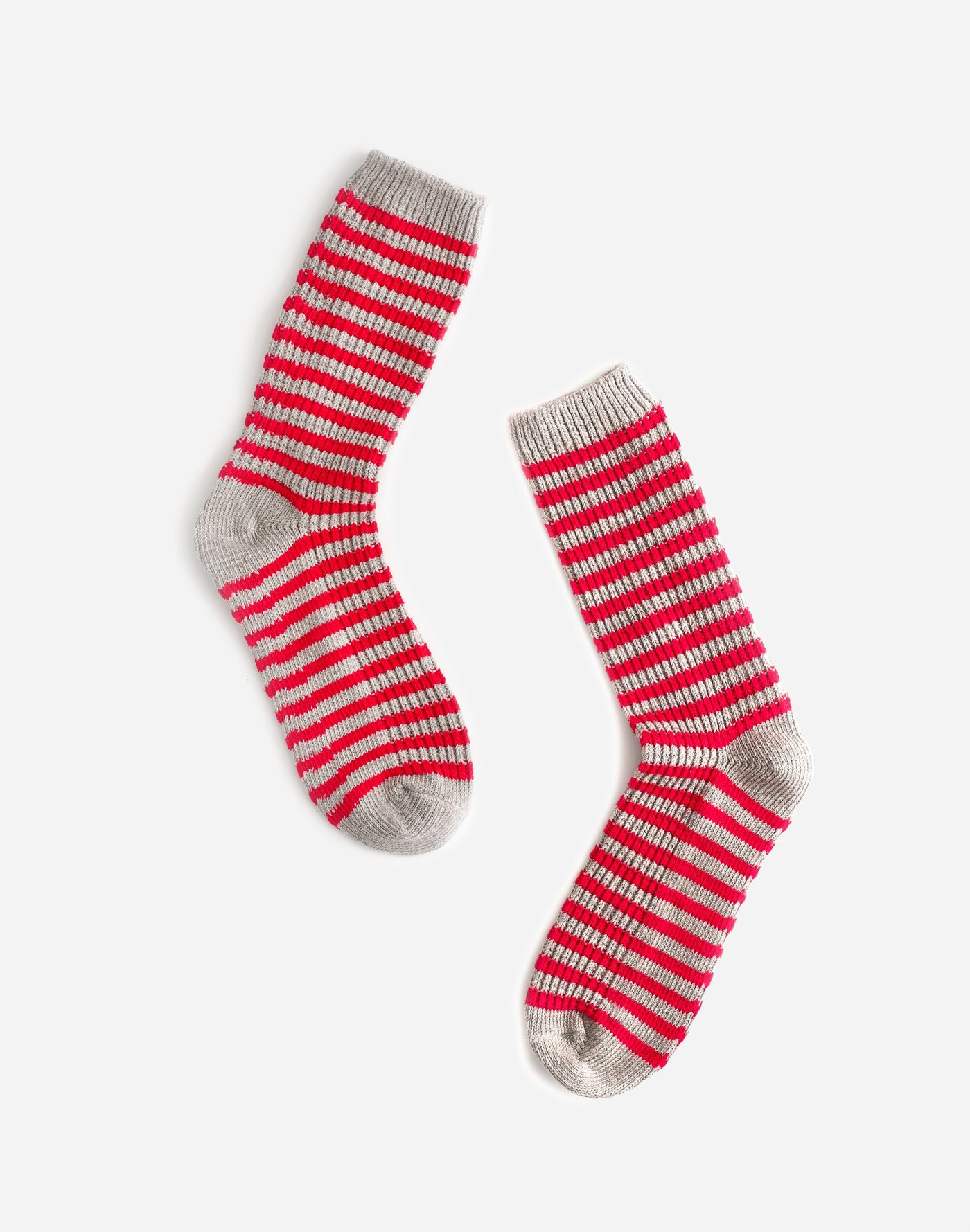 Waffle-Knit Trouser Socks in Stripe | Madewell