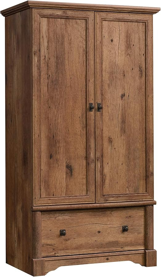 Sauder Palladia Armoire, Vintage Oak finish | Amazon (US)