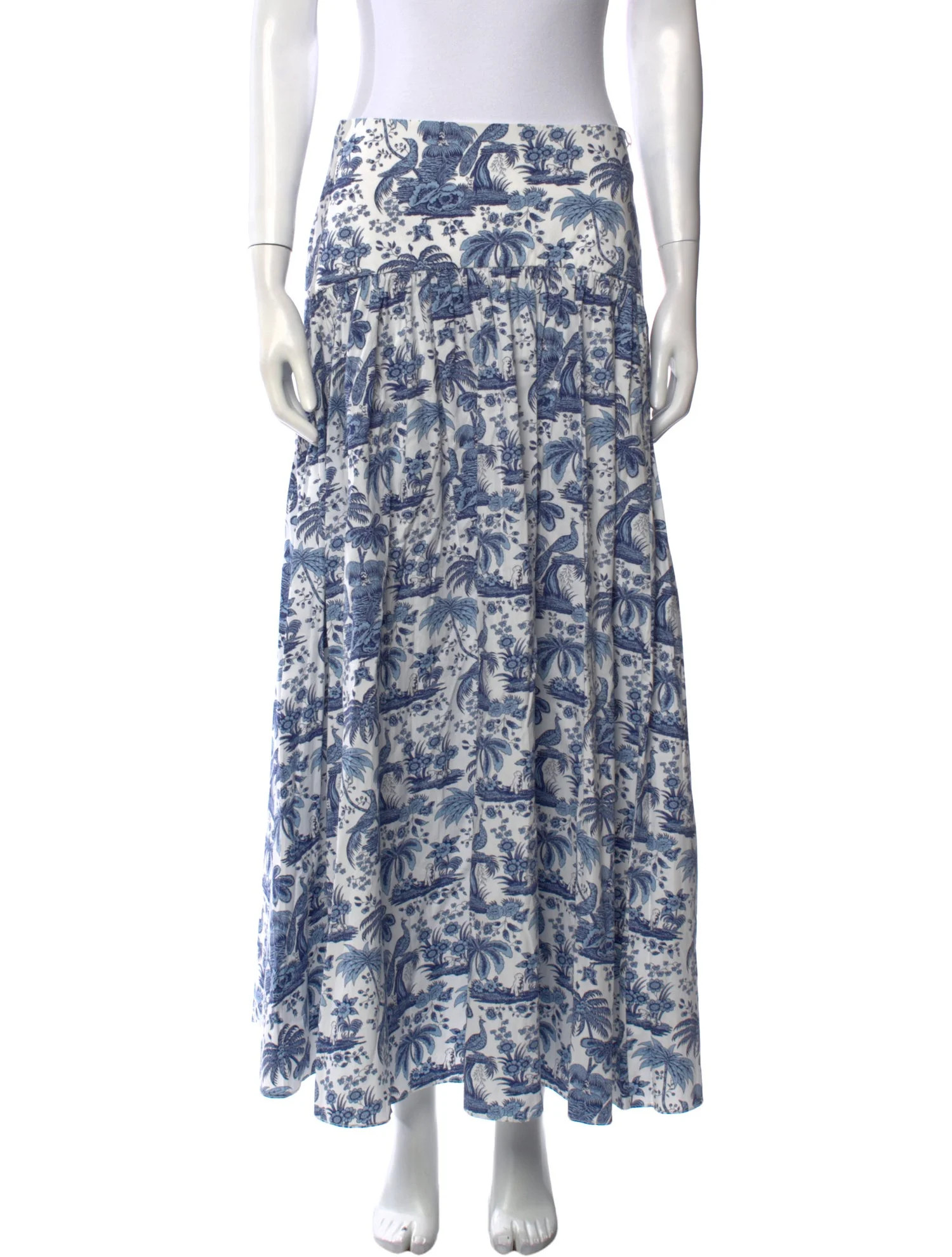 Printed Midi Length Skirt | The RealReal