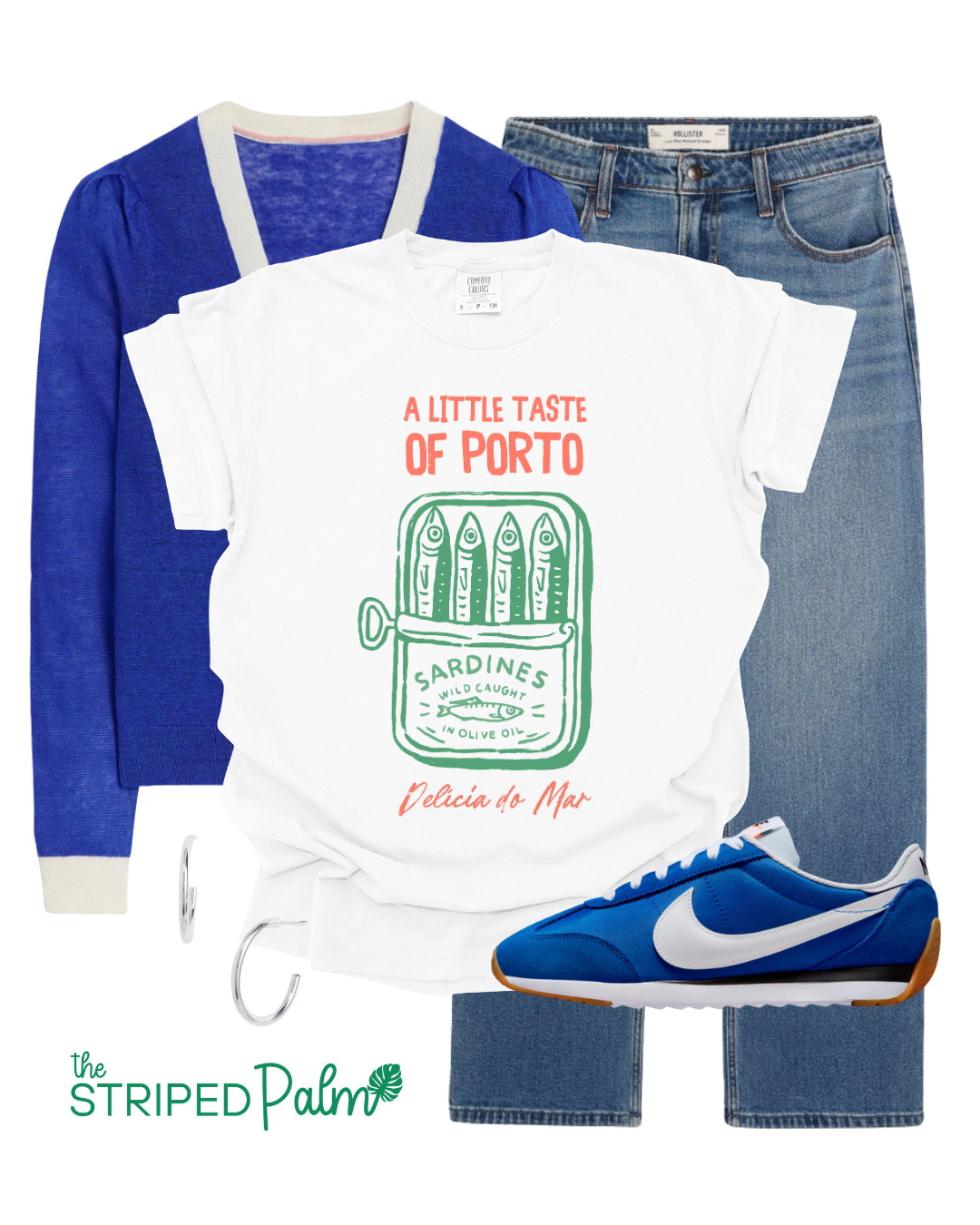 Pulled straight from the pantry of a Portuguese daydream 🐟🇵🇹
The Taste of Porto tee is a kitschy-cool homage to tinned fish and seaside cafés. With vintage sardine tin art in bold green and coral red on soft cotton, it’s equal parts quirky and coastal.

Perfect for fisherman’s feasts, cookbook collectors, or anyone who appreciates a good bite of irony (and olive oil). 

 

#LTKSummerEdit #LTKStyleTip #LTKShoeCrush