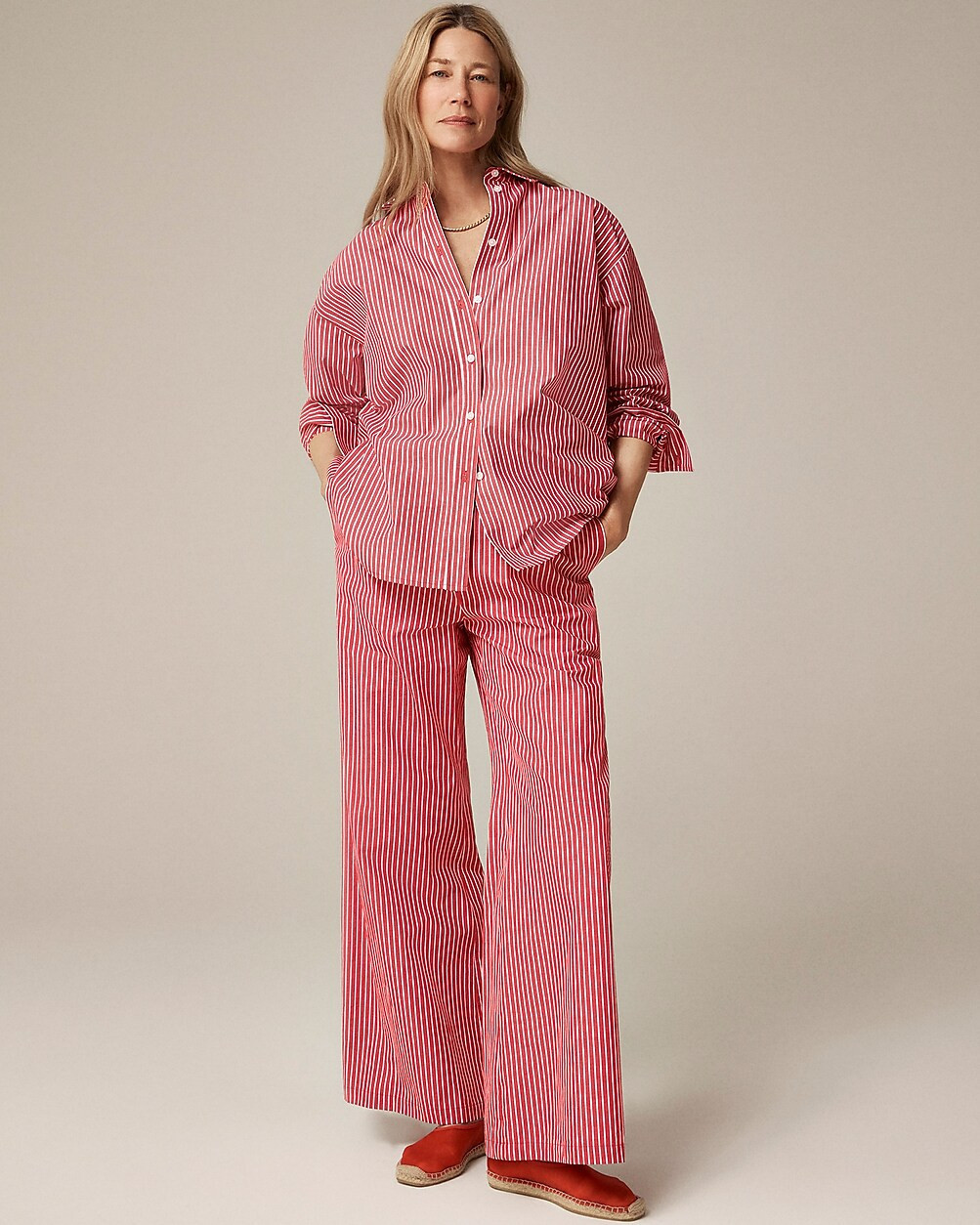 Cosmo pant in oxford stripe | J. Crew US