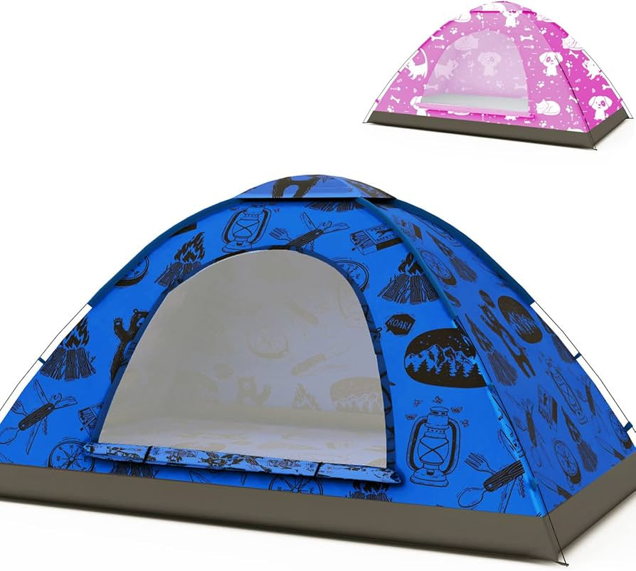 KidzAdventure 2 in 1 Kids Play Tent/Kids Tent for Camping | 1 – 2 Person Backpacking Tent for Kids | | Amazon (US)