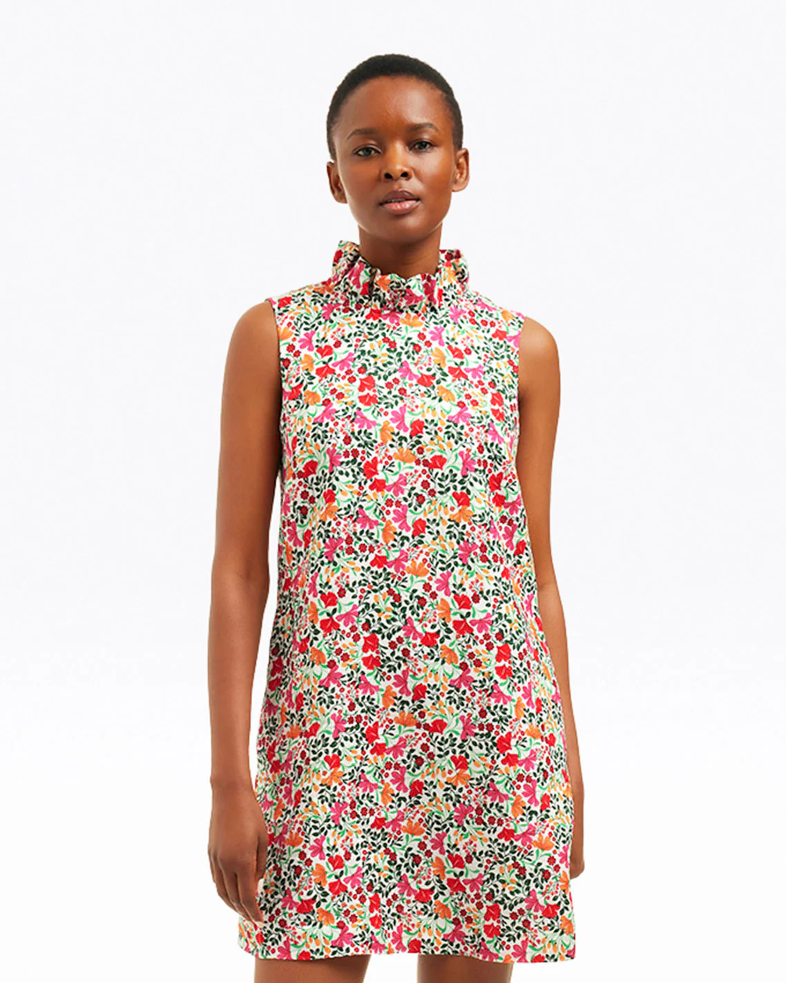 Sleeveless Lindsay Mini Dress in Coneflowers | Draper James (US)