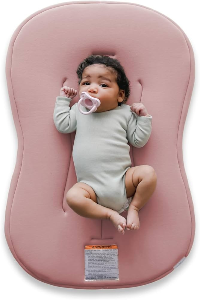 Snuggle Me® Baby Lounger Curve (0-6 Months) - Premium Organic Cotton with Foam Core, Machine-Was... | Amazon (US)