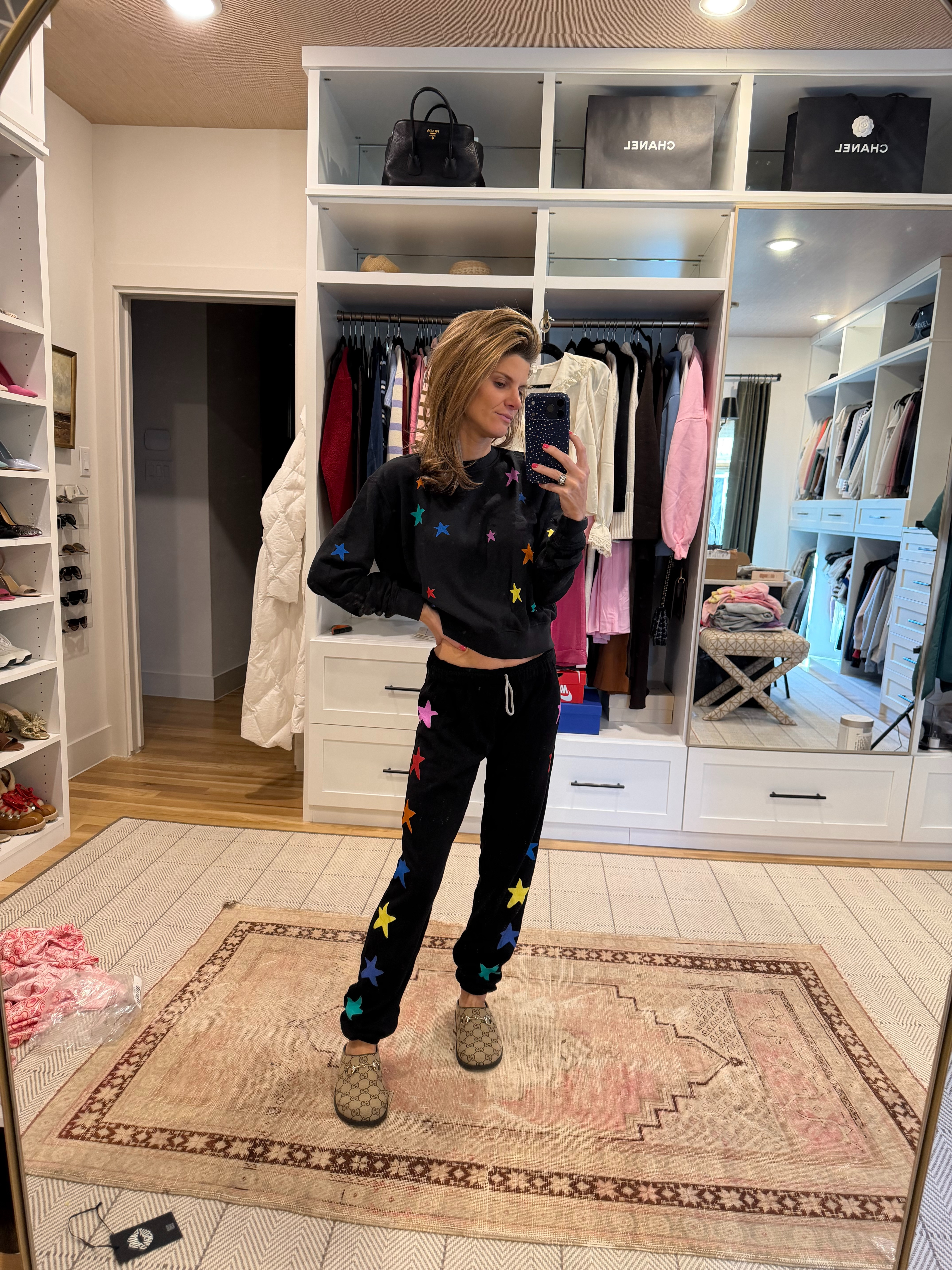 Rainbow Star Sweat Set (wearing XS) 

 