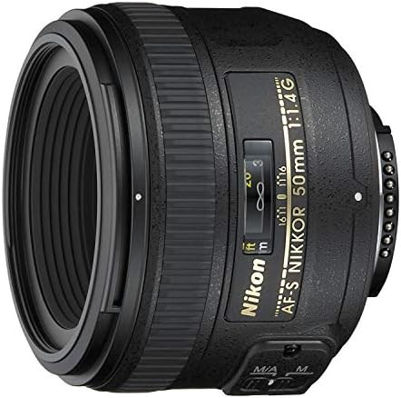 Nikon AF-S FX NIKKOR 50mm f/1.4G Lens with Auto Focus for Nikon DSLR Cameras | Amazon (US)