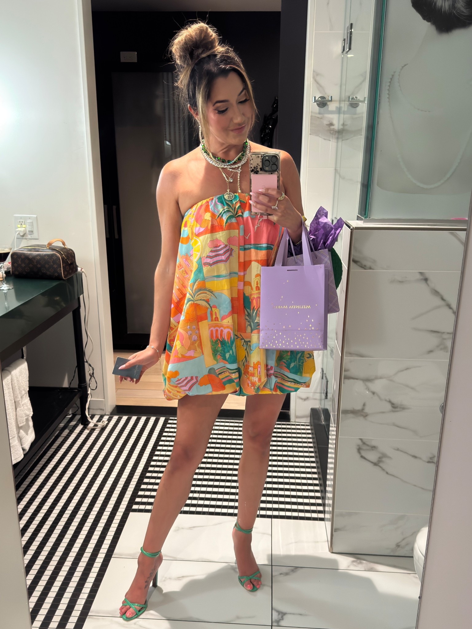 I’m wearing a size Medium in this dress!

Use code ALLI to save 10% on Melinda Maria jewelry💖

#LTKParties #LTKStyleTip #LTKU