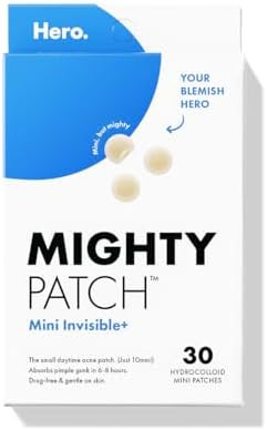 Mighty Patch Mini Invisible+ Patches - X-Small Daytime Hydrocolloid Acne Pimple Patches for Cover... | Amazon (US)