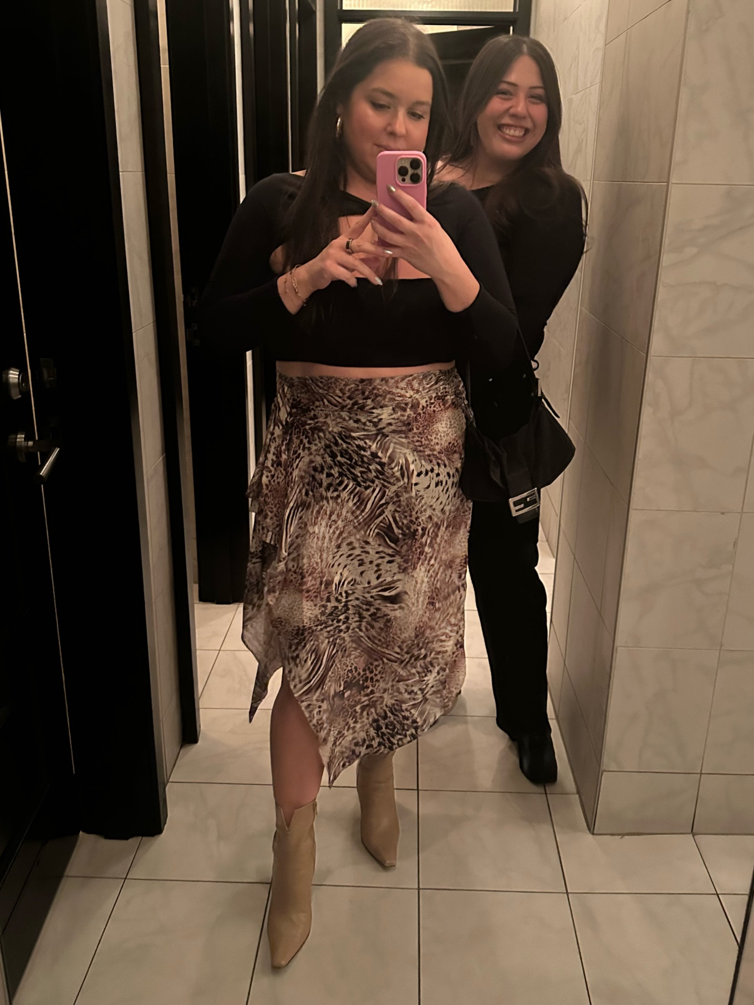 Birthday fit! Top is completely sold out, so I found a few options used, bag is vintage and I found some exact as well as similar styles. Boots are also vintage from Stuart Weitzman. I’ve seen them occasionally on secondhand sites. I was only able to find similar styles to post here, but the similar styles I found are Stewart weitzman. Happy hunting.

#LTKMidsize #LTKPetite #LTKStyleTip