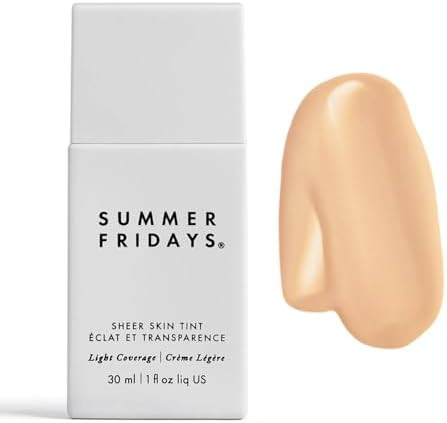 Summer Fridays Sheer Skin Tint - Skin Tint with Hyaluronic Acid - Helps Diminish Uneven Skin Tone... | Amazon (US)