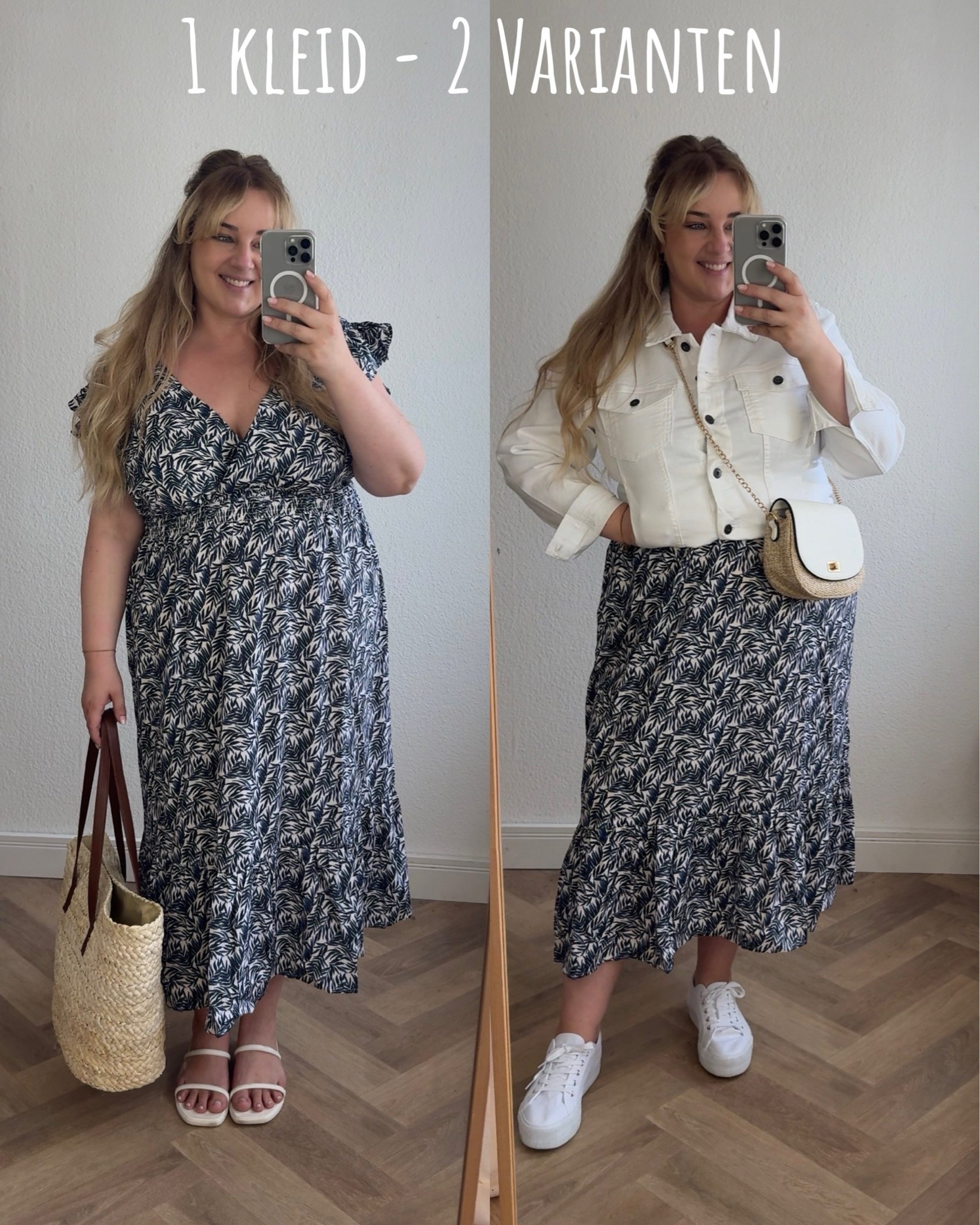 1 Kleid- 2 Varianten ☺️

#plussizefashion #muster #kleid #curvy #summerdress #jeansjacke

#LTKplussize #LTKdeutschland #LTKkleider
