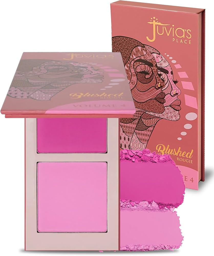Juvia's Place Blushed Duo Blush Volume4 - Two Tone Pigmented Buildable Pressed Mineral Powder - R... | Amazon (US)