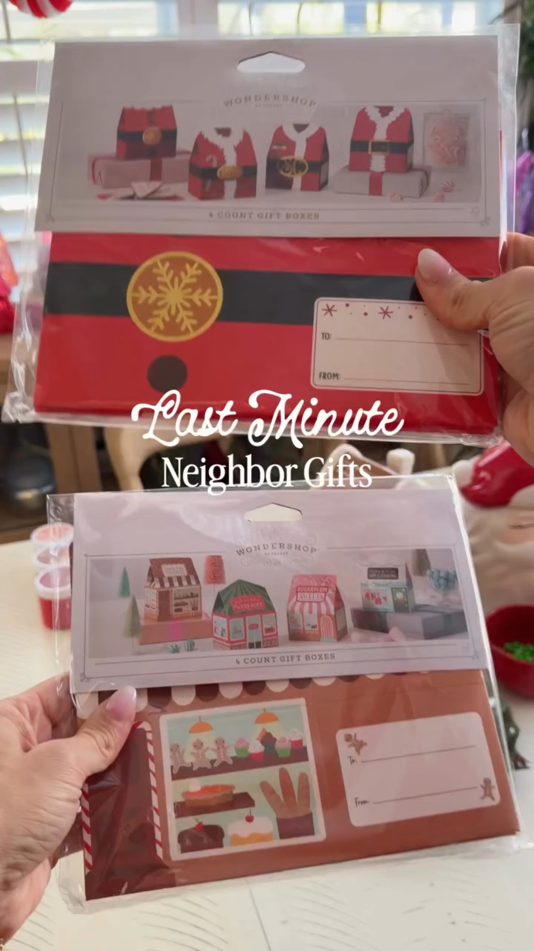 These little boxes are so darling!!! A couple of Christmas favorites for the neighbors we love! Comment SHOP & I’ll send you everything we need (I used Target same day delivery for mine!!) 

#giftideas #easygiftideas #targetchristmas #christmasfinds #christmasgiftideas