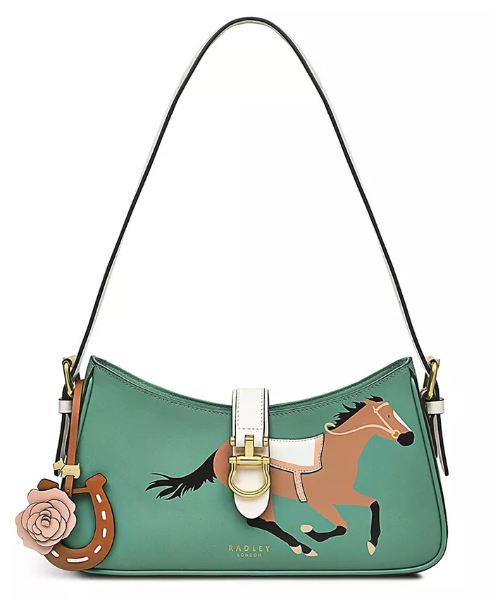 Radley London Kentucky Derby SS24 Small Zippered Leather Shoulder - Macy's | Macy's