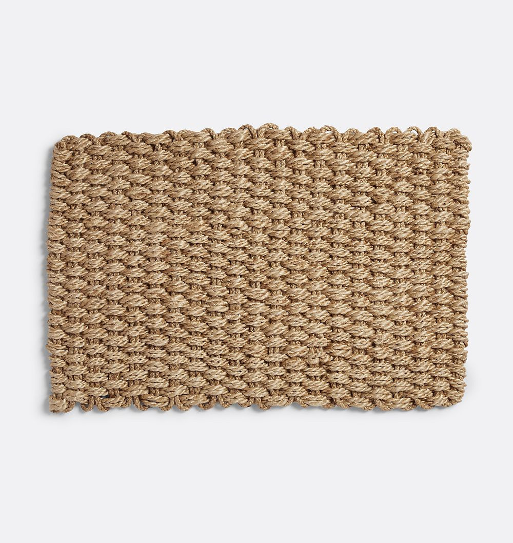 Handwoven Twisted Jute Doormat, 24"" x 36"" - Natural | Rejuvenation