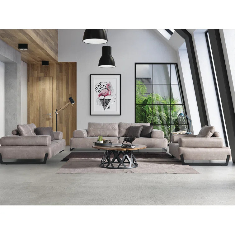 Romille 3 Piece Reclining Living Room Set | Wayfair North America