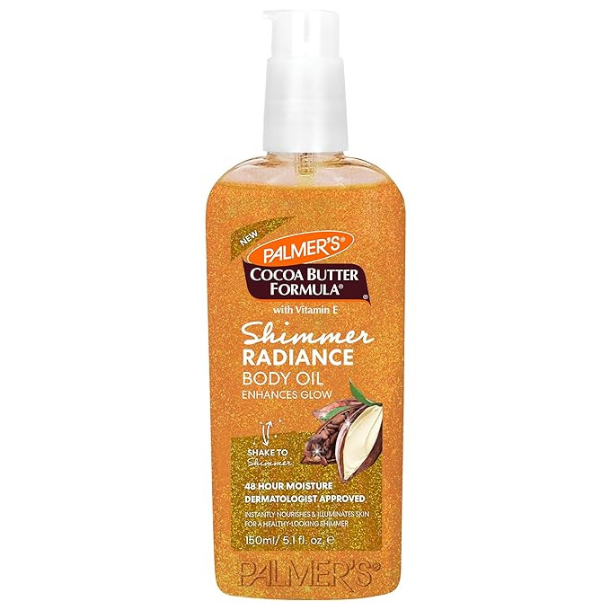 Palmer's Cocoa Butter Formula Shimmer Body Oil with Vitamin E, 5.1 Fl Oz, Radiance Body Oil for G... | Amazon (US)
