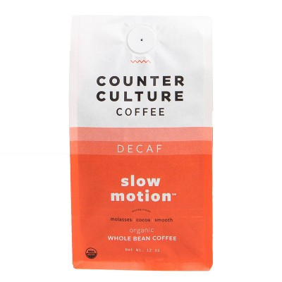 Counter Culture Slow Motion Medium Roast Decaf Coffee - 12oz | Target
